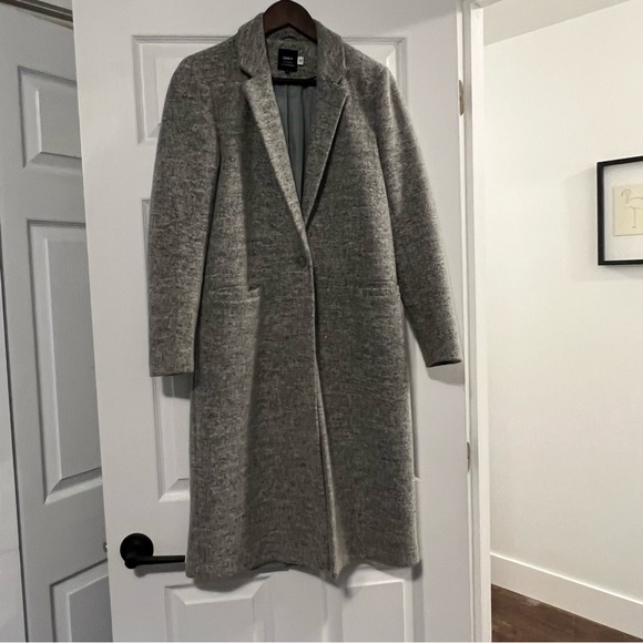 ONLY Grey Wool Coat - Picture 1 of 4